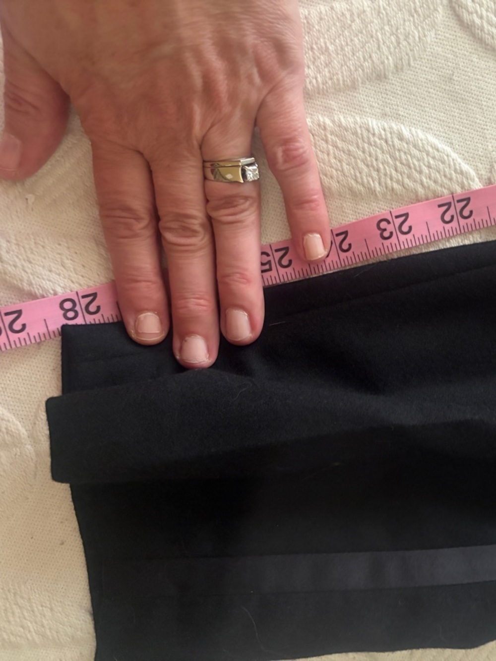Brooks Brothers size 8 wool blend Lucia Black Dress Trousers with Side Stripe - Picture 7 of 8
